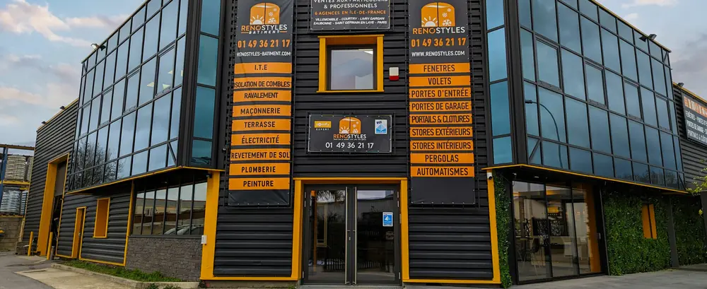 Façade de l’agence de Courtry