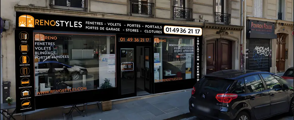 Façade de l’agence de Paris 9e